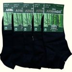 ARMANDO Női bokazokni 100% bamboo 5 pár Fekete