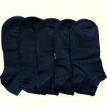 ARMANDO Női bokazokni 100% bamboo 5 pár Fekete