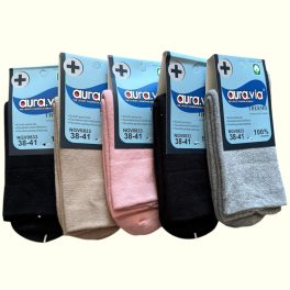 AURA.VIA Női thermo Guminélküli Zokni vegyes szin