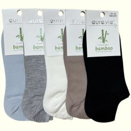 Női Bambusz bokazokni vegyes szín 5 pár 