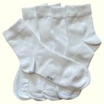 AURA.VIA férfi bambusz zokni fehér 5 pár