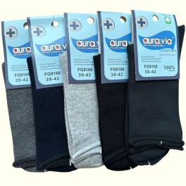 AURA.VIA férfi gyógyzokni 5 pár, vegyes színben