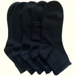 MR PAMUT férfi pamut zokni fekete, 5 pár