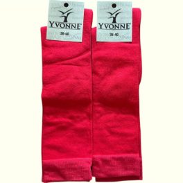 Yvonne Női térdzokni – Piros, 1 pár