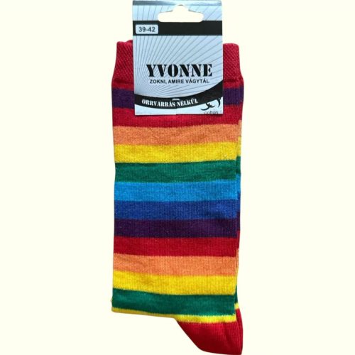 Yvonne csíkos zokni 1 pár