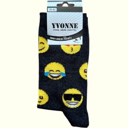 YVONNE vicces zokni – Emoji mintával